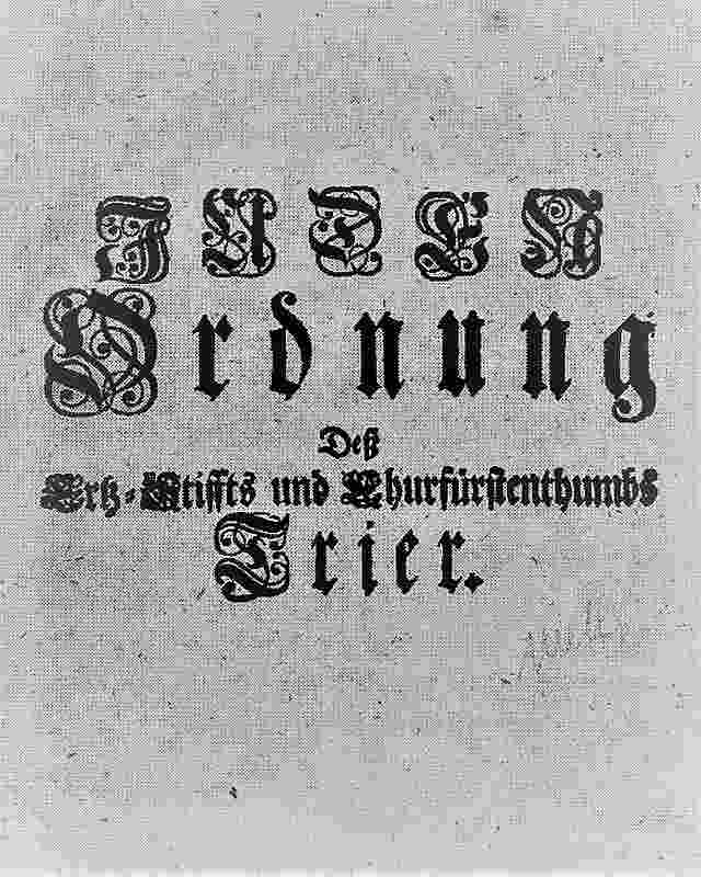 Judenordnung von 1723