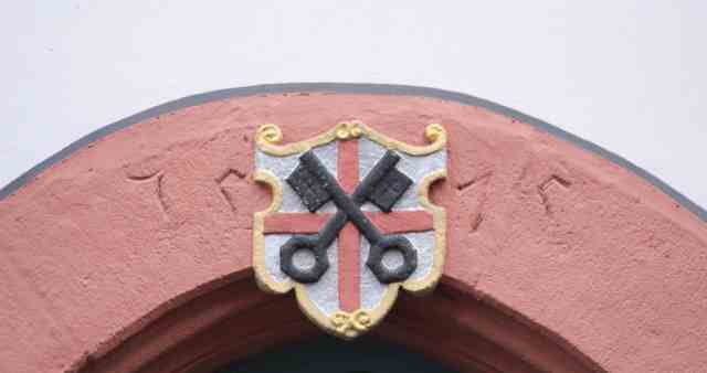 Amtswappen am heutigen Rataus