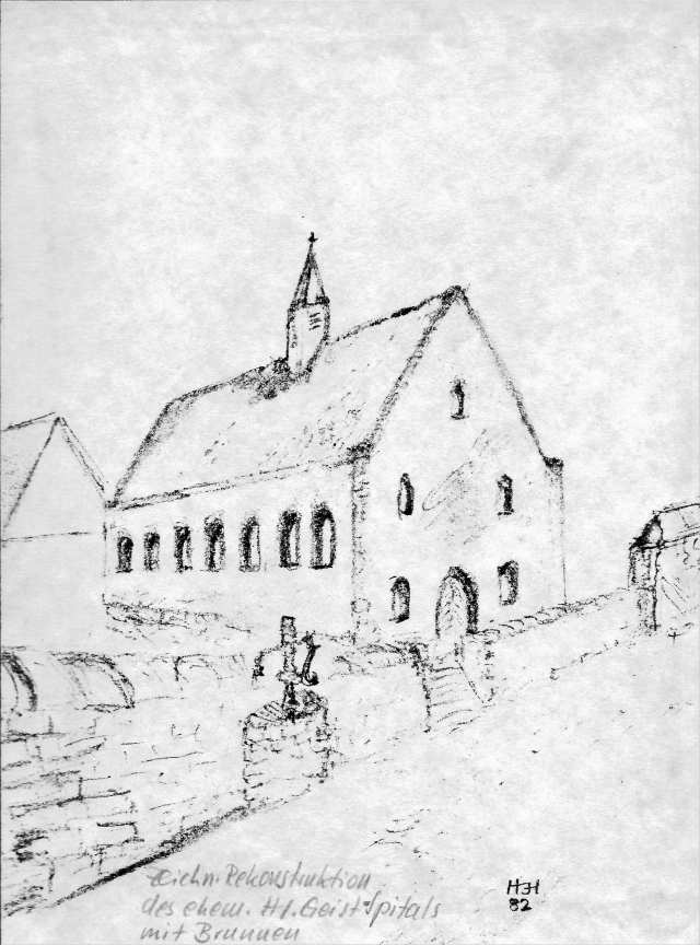 Drawing reconstruction Heilig Geist Spital